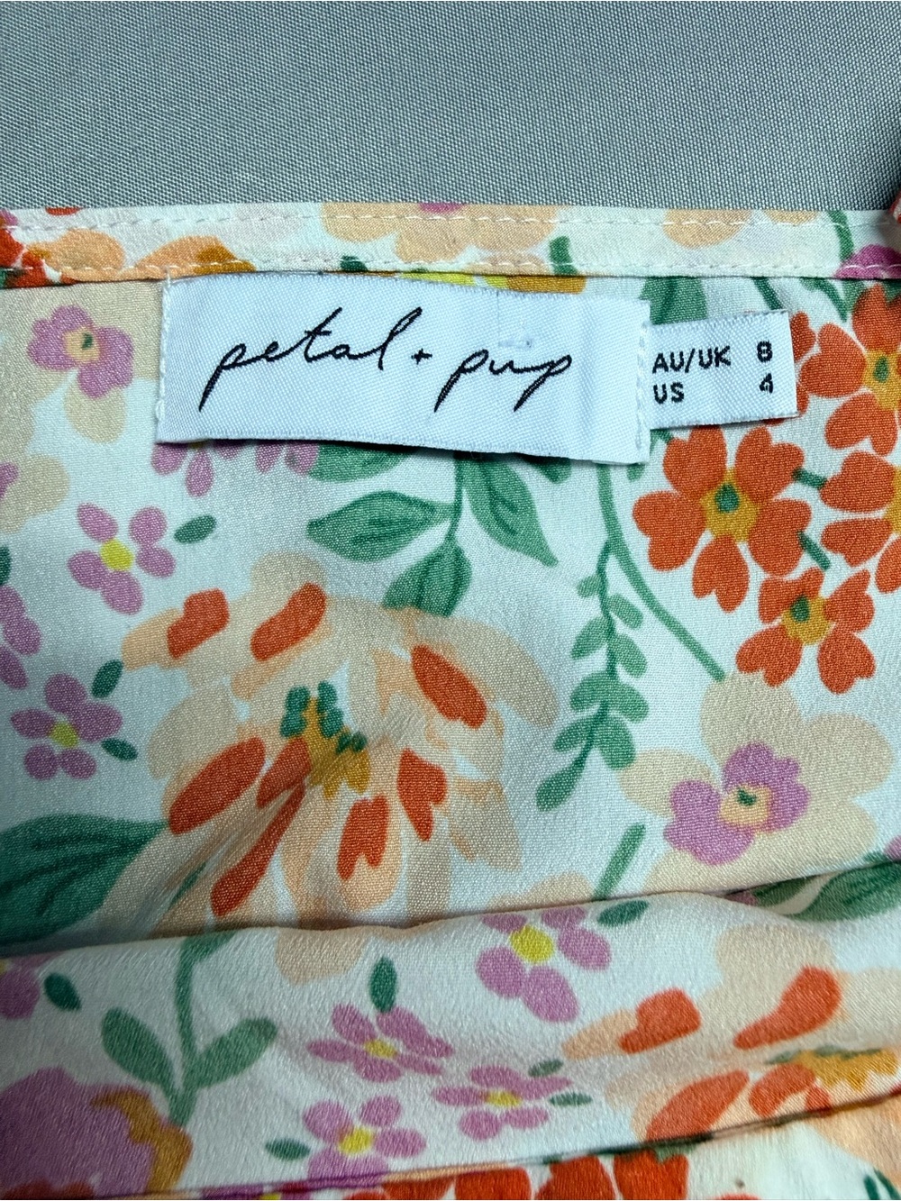 Petal + Pup Rosalee Floral Maxi Dress 4 Cottagecore Boho Prairie Summer Vacation - Picture 5 of 10